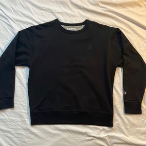 Champion Black Crewneck